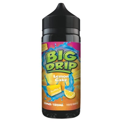 Big Drip 100ml Shortfill - Wolfvapes.co.uk-Lemon Cake