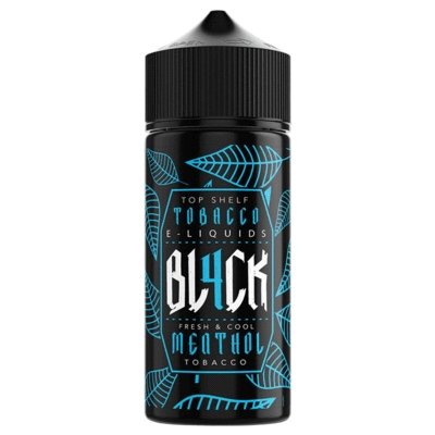 Bla4ck 100ml Shortfill - Wolfvapes.co.uk-Menthol Tobacco
