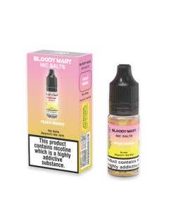 Bloody Mary Nic Salt 10ml - Box of 10 - Wolfvapes.co.uk-Peach Mango