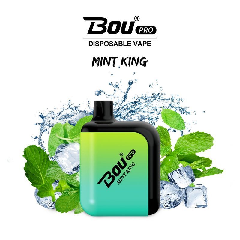 Bou Pro 7000 Puffs Disposable Vape Pod - Box of 10 - Wolfvapes.co.uk-Mint King