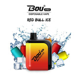 Bou Pro 7000 Puffs Disposable Vape Pod - Box of 10 - Wolfvapes.co.uk-Red Bull Ice