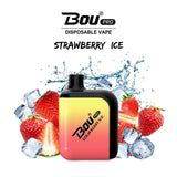 Bou Pro 7000 Puffs Disposable Vape Pod - Box of 10 - Wolfvapes.co.uk-Strawberry Ice