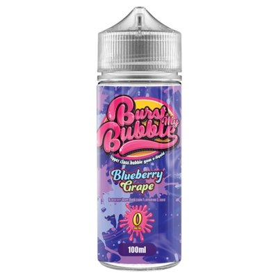 Brust My Bubble 100ml Shortfill - Wolfvapes.co.uk-Blueberry Grape