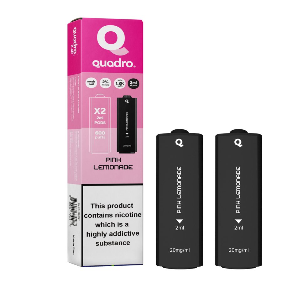 buy 4 in 1 Quadro 2400 Puffs Replacement Pods at Wolfvapes.co.uk