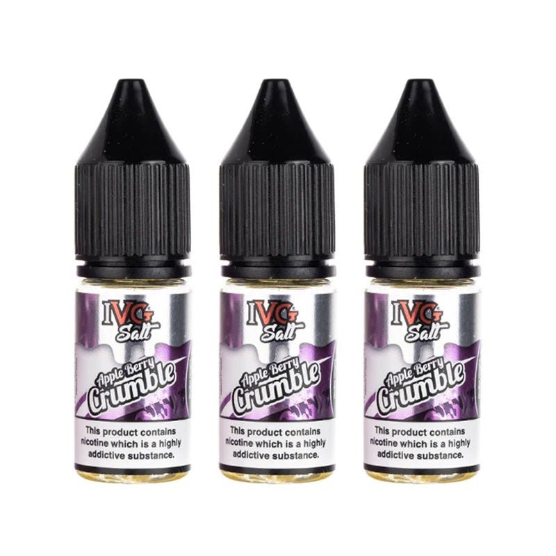 buy Apple Berry Crumble Nic Salt E - Liquid by IVG | 10ml | Wolfvapes at Wolfvapes.co.uk