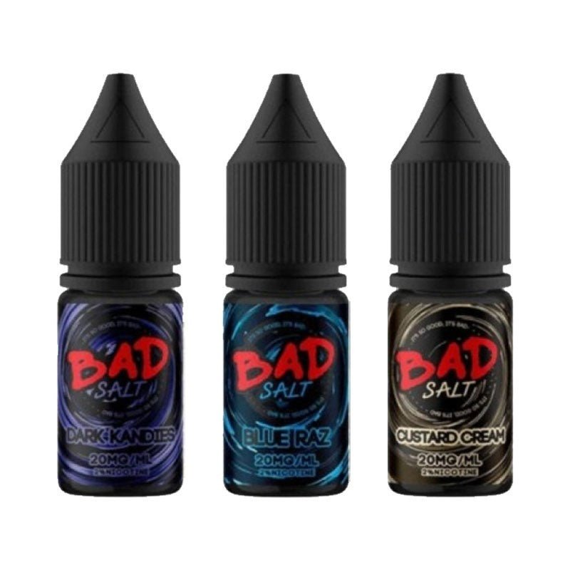 buy Bad Salt 10ml Nic Salt - Pack of 10 at Wolfvapes.co.uk