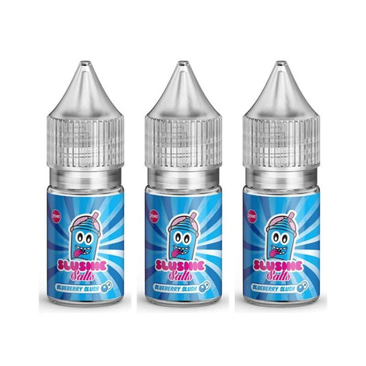 buy Blueberry Slush Nic Salt E Liquid 10ml By Slushie Salts | 3 Pack | Wolfvapes at Wolfvapes.co.uk