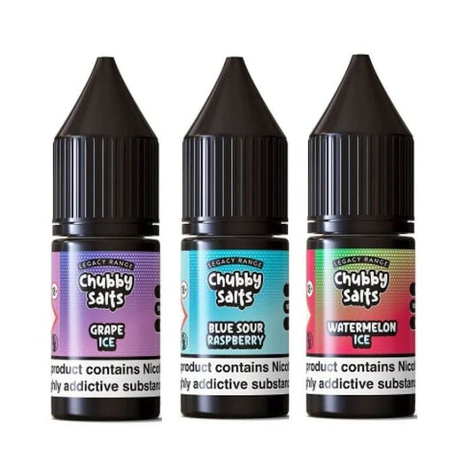 buy Chubby Salt E - liquids Nic Salts - 10ml - Box of 10 at Wolfvapes.co.uk