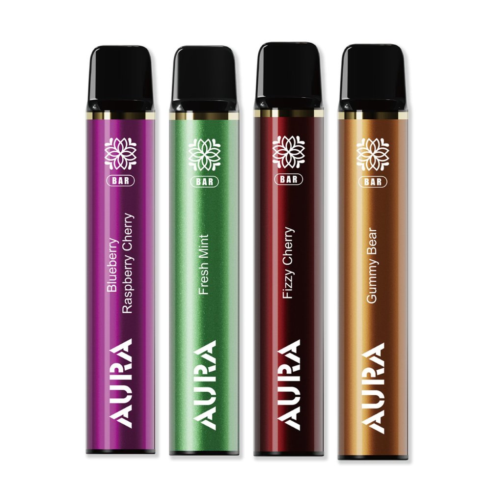 buy Crystal Prime Aura Bar 600 Puffs Vape Pod Kit - Box of 10 at Wolfvapes.co.uk