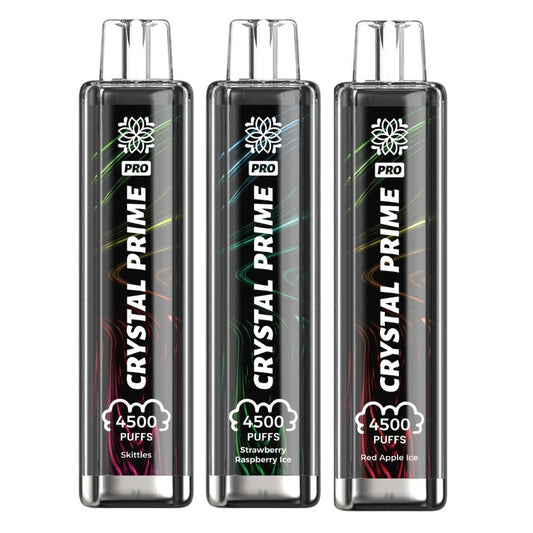 buy Crystal Prime PRO 4500 Prefilled Vape Kit Box of 10 at Wolfvapes.co.uk