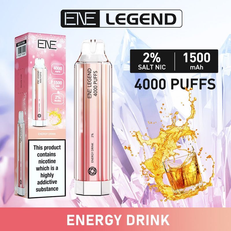 buy ENE Crystal Legend 4000 Disposable Vape Puff Bar Device at Wolfvapes.co.uk