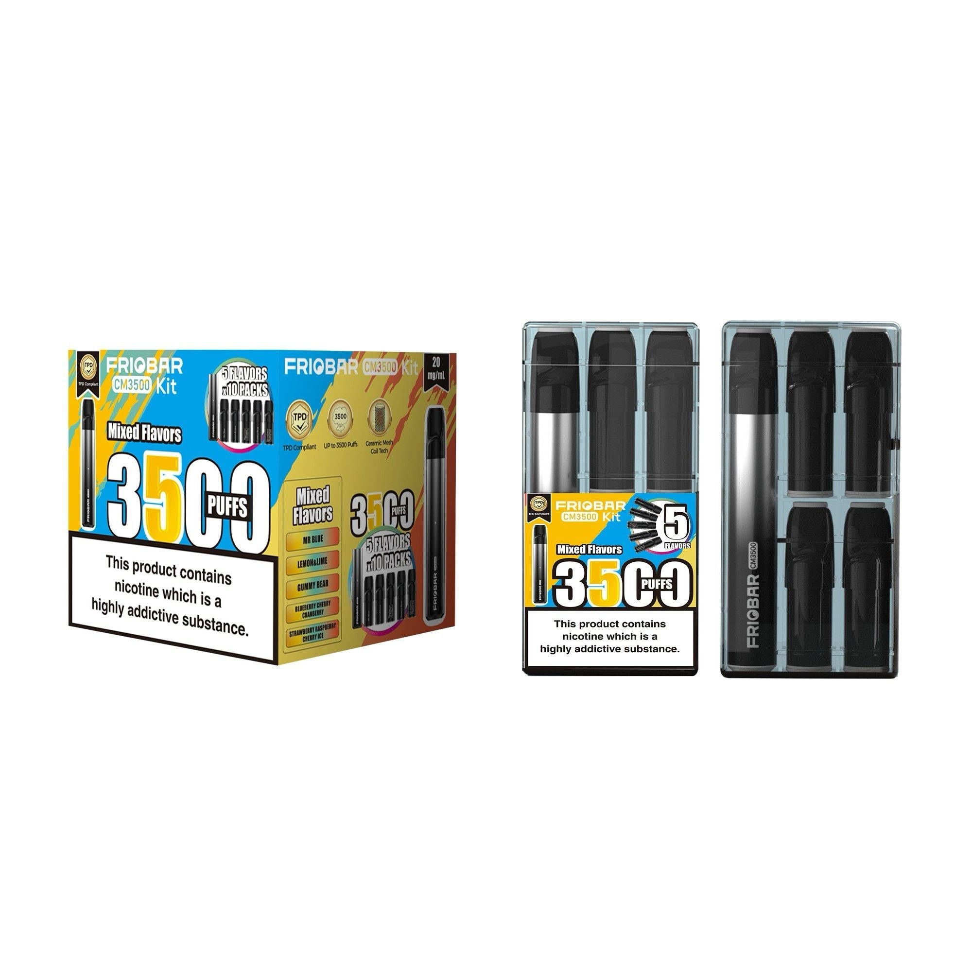 buy Freemax Friobar CM3500 Puffs Pod Sytem Kit at Wolfvapes.co.uk