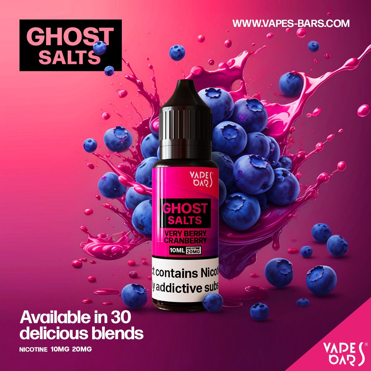 buy GHOST 3500 Nic Salts 10ml - Box of 10 at Wolfvapes.co.uk