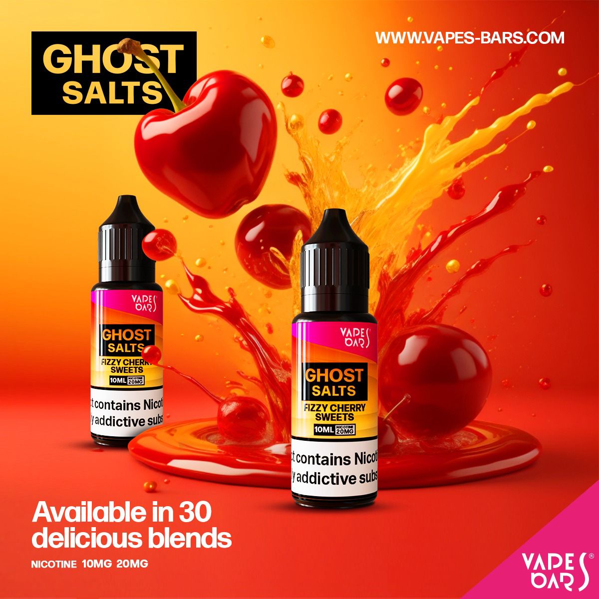 buy GHOST 3500 Nic Salts 10ml - Box of 10 at Wolfvapes.co.uk