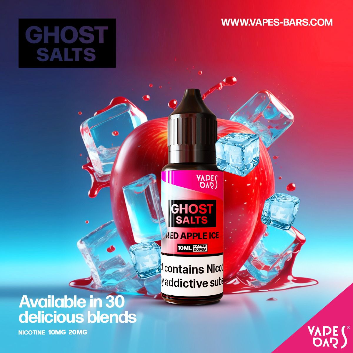 buy GHOST 3500 Nic Salts 10ml - Box of 10 at Wolfvapes.co.uk