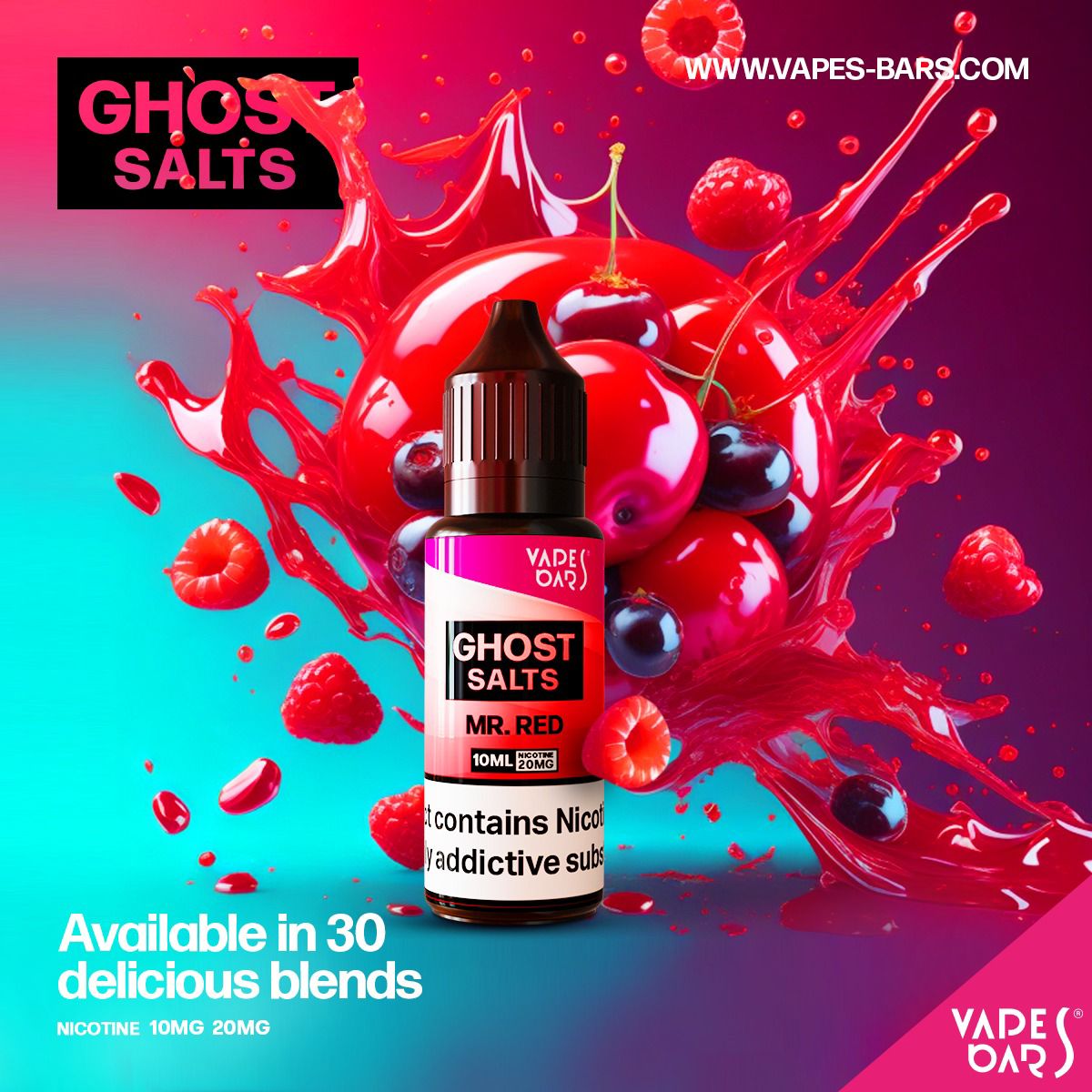 buy GHOST 3500 Nic Salts 10ml - Box of 10 at Wolfvapes.co.uk