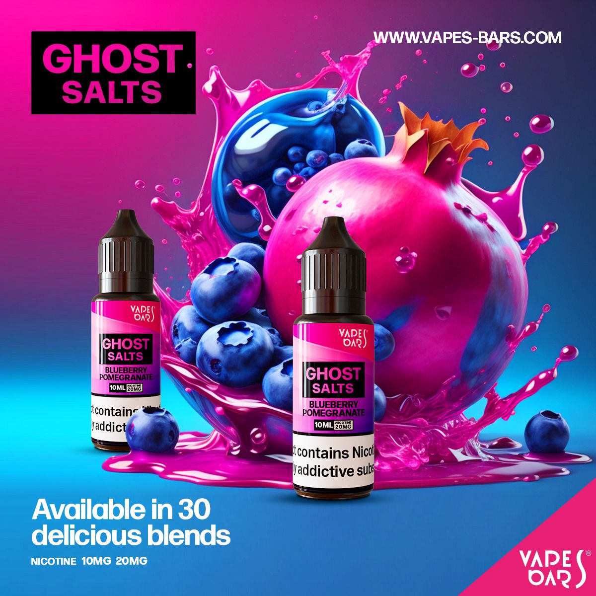 buy GHOST 3500 Nic Salts 10ml - Box of 10 at Wolfvapes.co.uk
