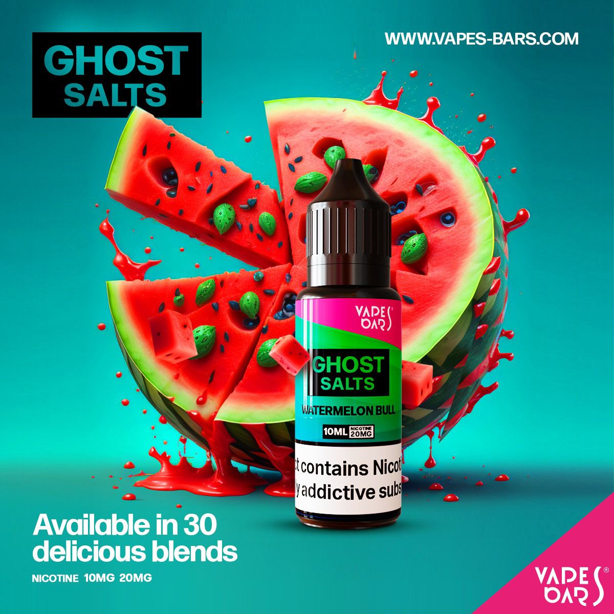 buy GHOST 3500 Nic Salts 10ml - Box of 10 at Wolfvapes.co.uk