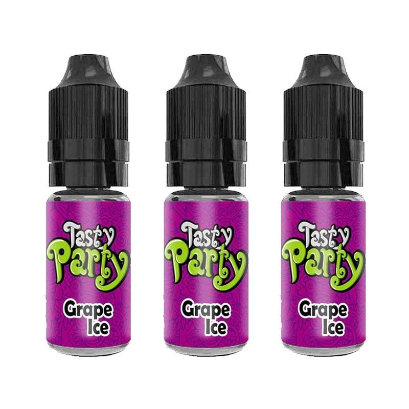 buy Grape Ice | Tasty Party 10ml Nic Salt E Liquid 3 Pack | Wolfvapes at Wolfvapes.co.uk