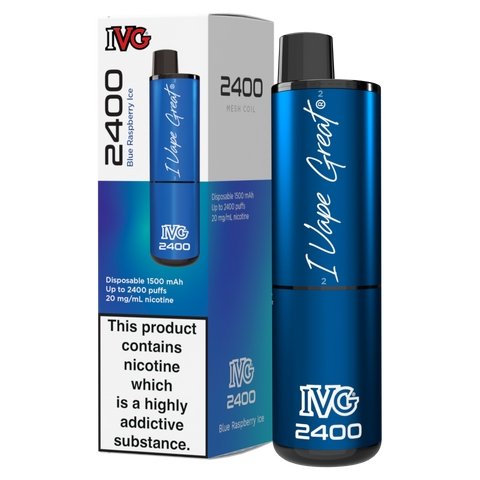buy IVG 2400 Disposable Vape Pod Puff Device - Box of 5 at Wolfvapes.co.uk