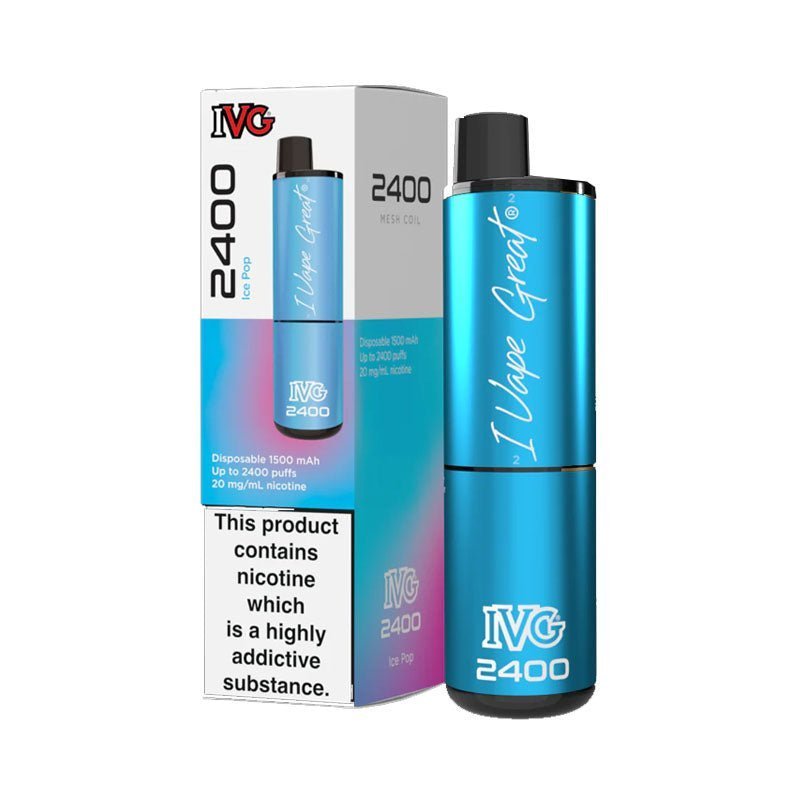 buy IVG 2400 Disposable Vape Pod Puff Pod Pen Device at Wolfvapes.co.uk
