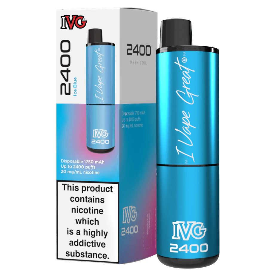buy IVG 2400 Disposable Vape Pod Puff Pod Pen Device at Wolfvapes.co.uk