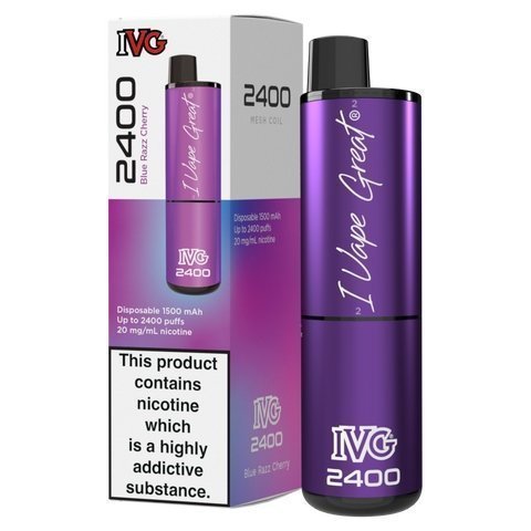 buy IVG 2400 Disposable Vape Pod Puff Pod Pen Device at Wolfvapes.co.uk