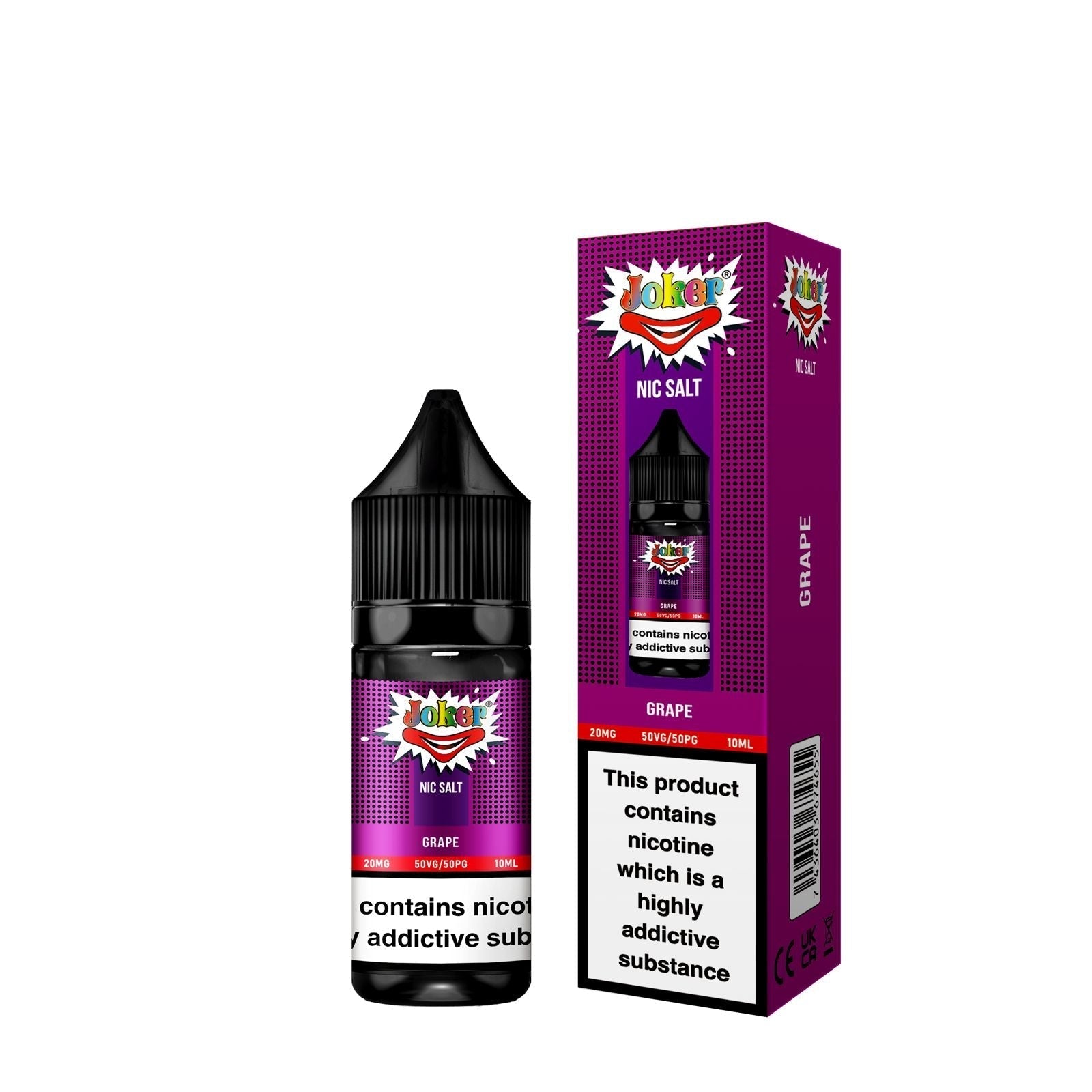 buy Joker Nic Salt 10ml E - liquids - Box of 10 at Wolfvapes.co.uk