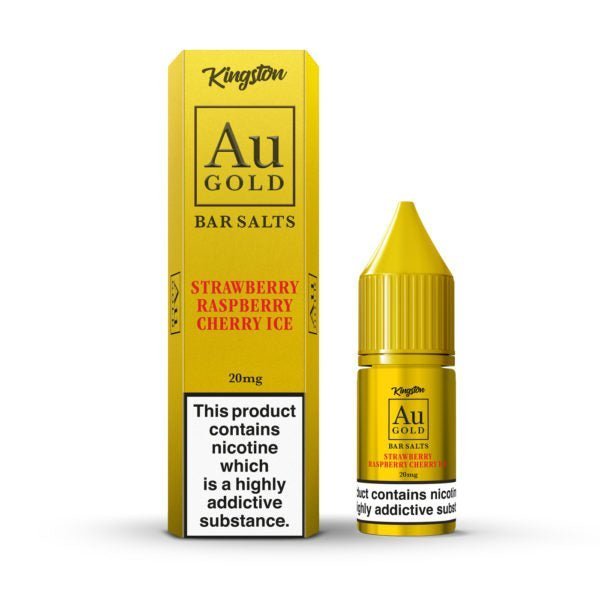 buy Kingston Au Gold Bar Salts 10ml E - liquids - Box of 10 at Wolfvapes.co.uk