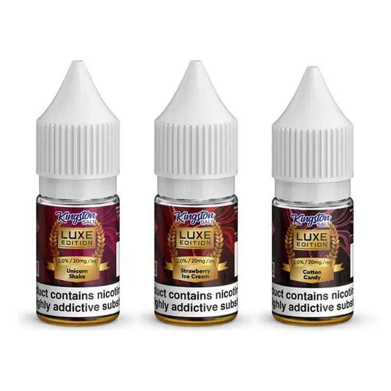 buy Kingston Salt Luxe Edition E - Liquids Nic Salt - 10ml - Box of 10 at Wolfvapes.co.uk