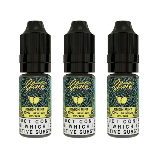 buy Lemon Mint Nic Salt E - Liquid by Nasty Shisha | 3 Pack 10ml | Wolfvapes at Wolfvapes.co.uk