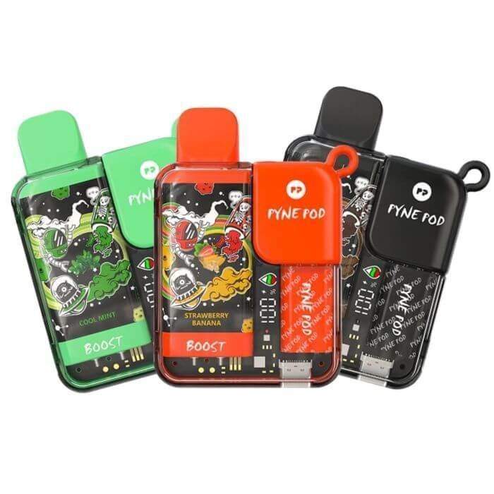 buy Pyne Pod Boost 8500 Puffs Prefilled Vape Pod Kit at Wolfvapes.co.uk