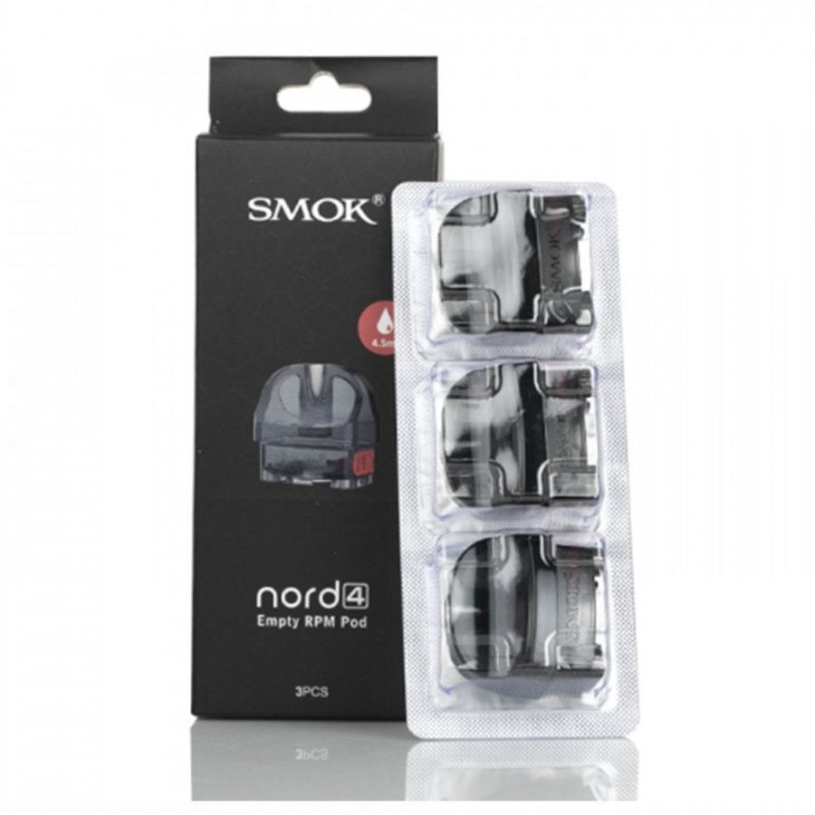 buy Smok RPM 160 Empty Pod 4.5ML - Pack of 2 at Wolfvapes.co.uk