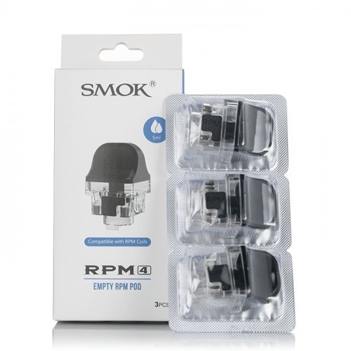 buy Smok RPM 4 Empty RPM Pods 4.5ML - Pack of 3 at Wolfvapes.co.uk