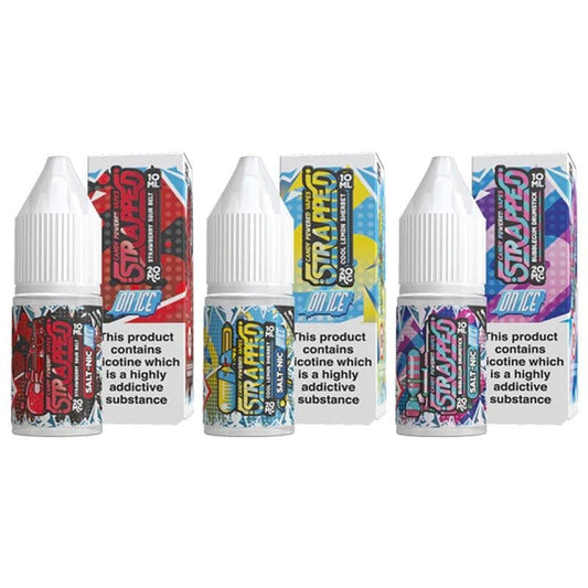 buy Strapped On Ice 10ML Nic Salt at Wolfvapes.co.uk
