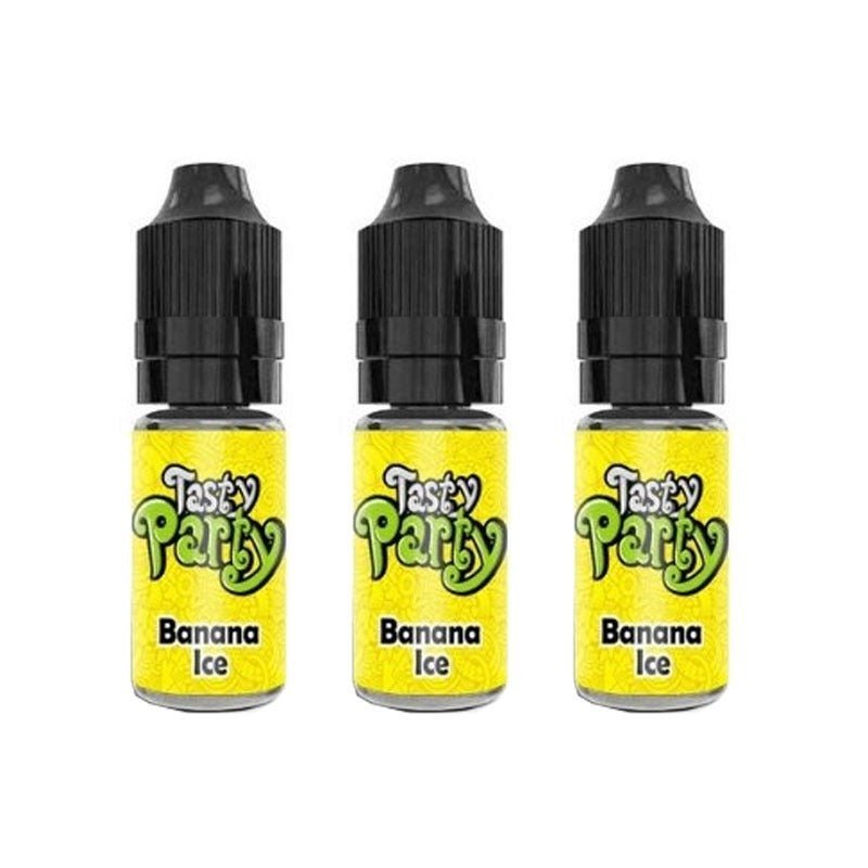 buy Tasty Party Banana Ice Nic Salt E - Liquid 10ml | 3 Pack | Wolfvapes at Wolfvapes.co.uk