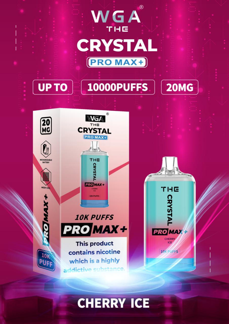 buy The Crystal Pro Max + 10000 Prefilled Vape Kit at Wolfvapes.co.uk