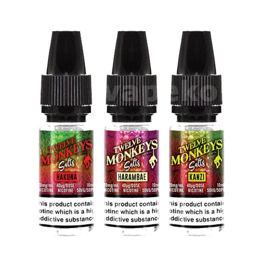 buy Twelve Monkeys 10ML Nic Salt at Wolfvapes.co.uk