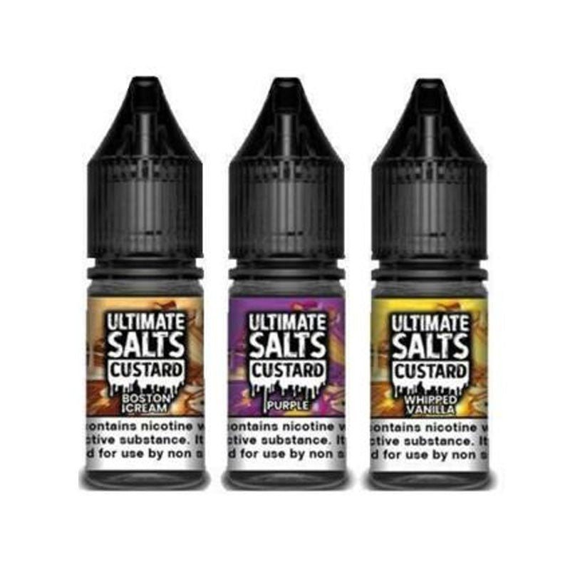 buy Ultimate Salts Custard 10ML Nic Salt at Wolfvapes.co.uk