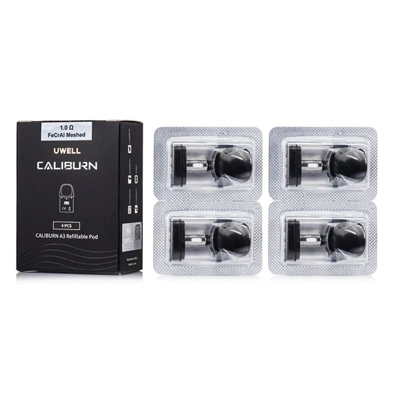 buy Uwell Caliburn A3 Pods - Pack of 4 at Wolfvapes.co.uk