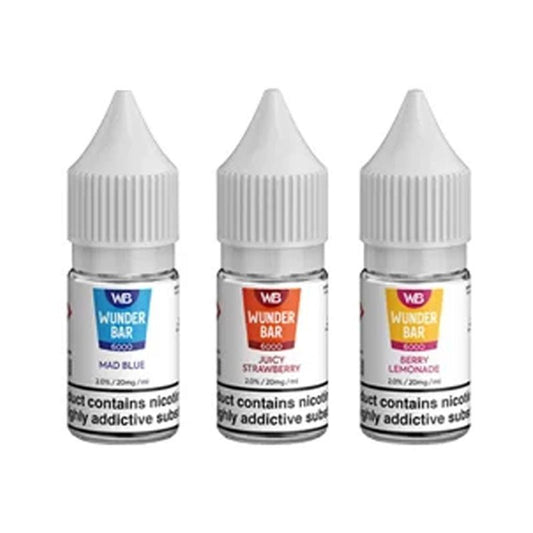buy Wundar Bar 6000 Nic Salt 10ml - Box Of 10 at Wolfvapes.co.uk