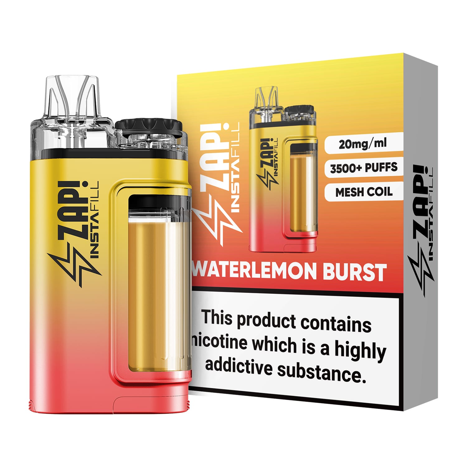buy Zap Instafill 3500 Puffs Pod Vape Kit at Wolfvapes.co.uk