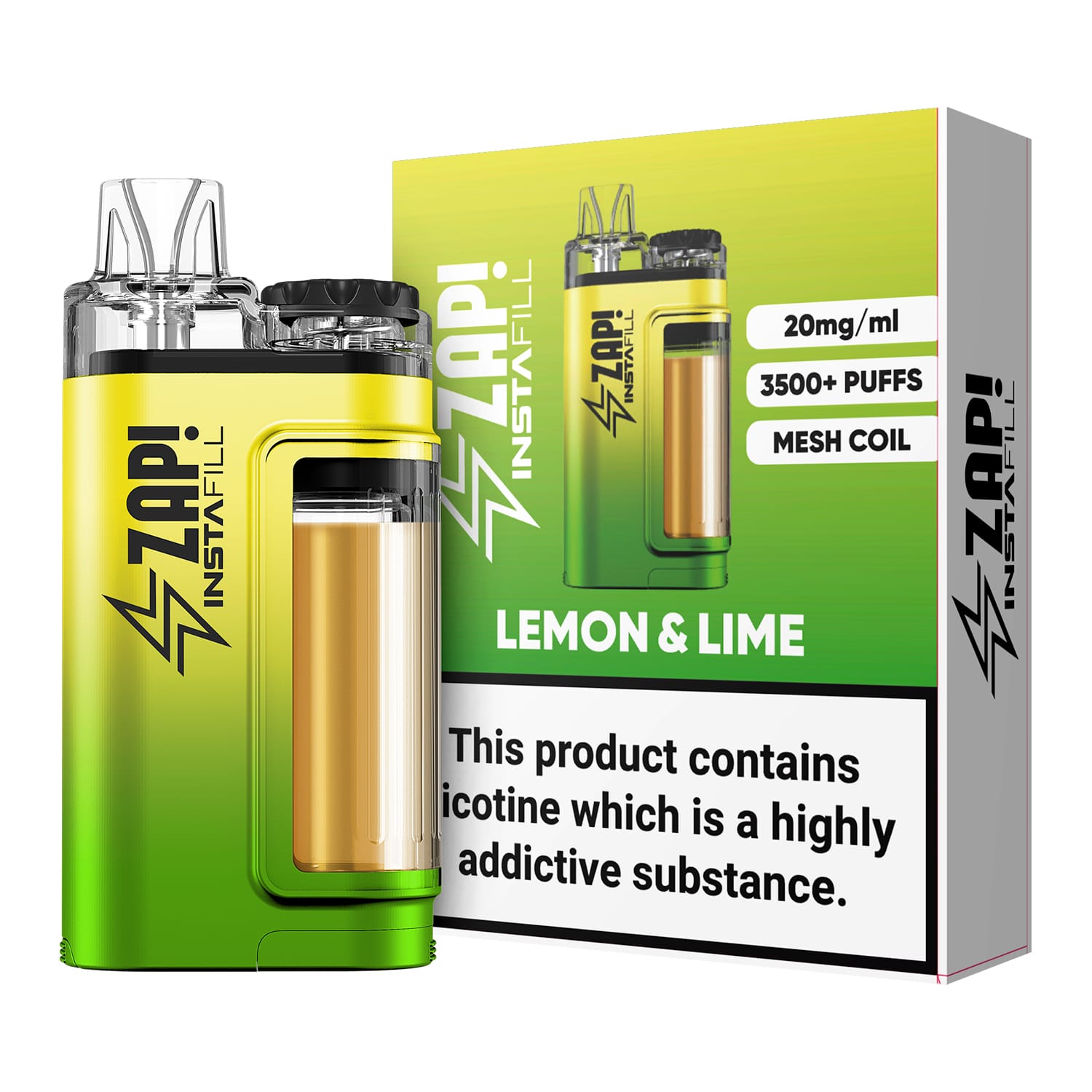 buy Zap Instafill 3500 Puffs Pod Vape Kit at Wolfvapes.co.uk