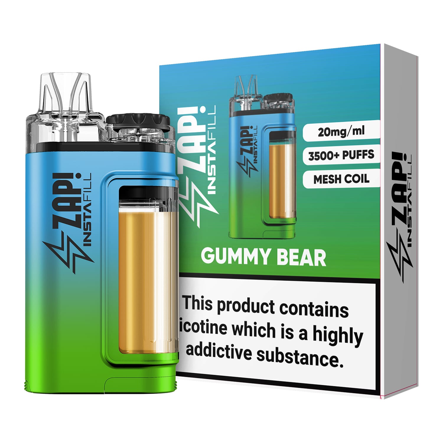 buy Zap Instafill 3500 Puffs Pod Vape Kit at Wolfvapes.co.uk