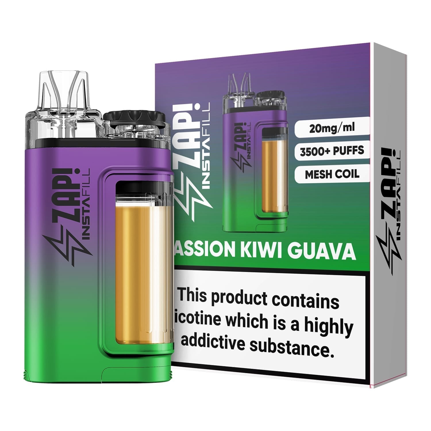 buy Zap Instafill 3500 Puffs Pod Vape Kit at Wolfvapes.co.uk