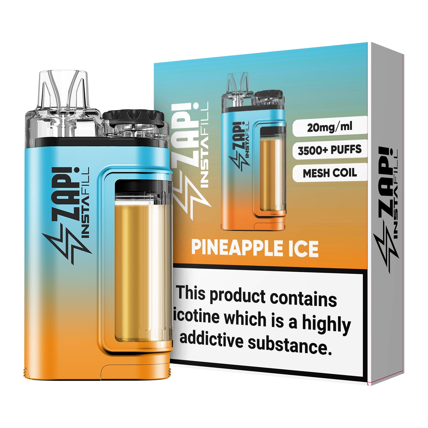 buy Zap Instafill 3500 Puffs Pod Vape Kit at Wolfvapes.co.uk