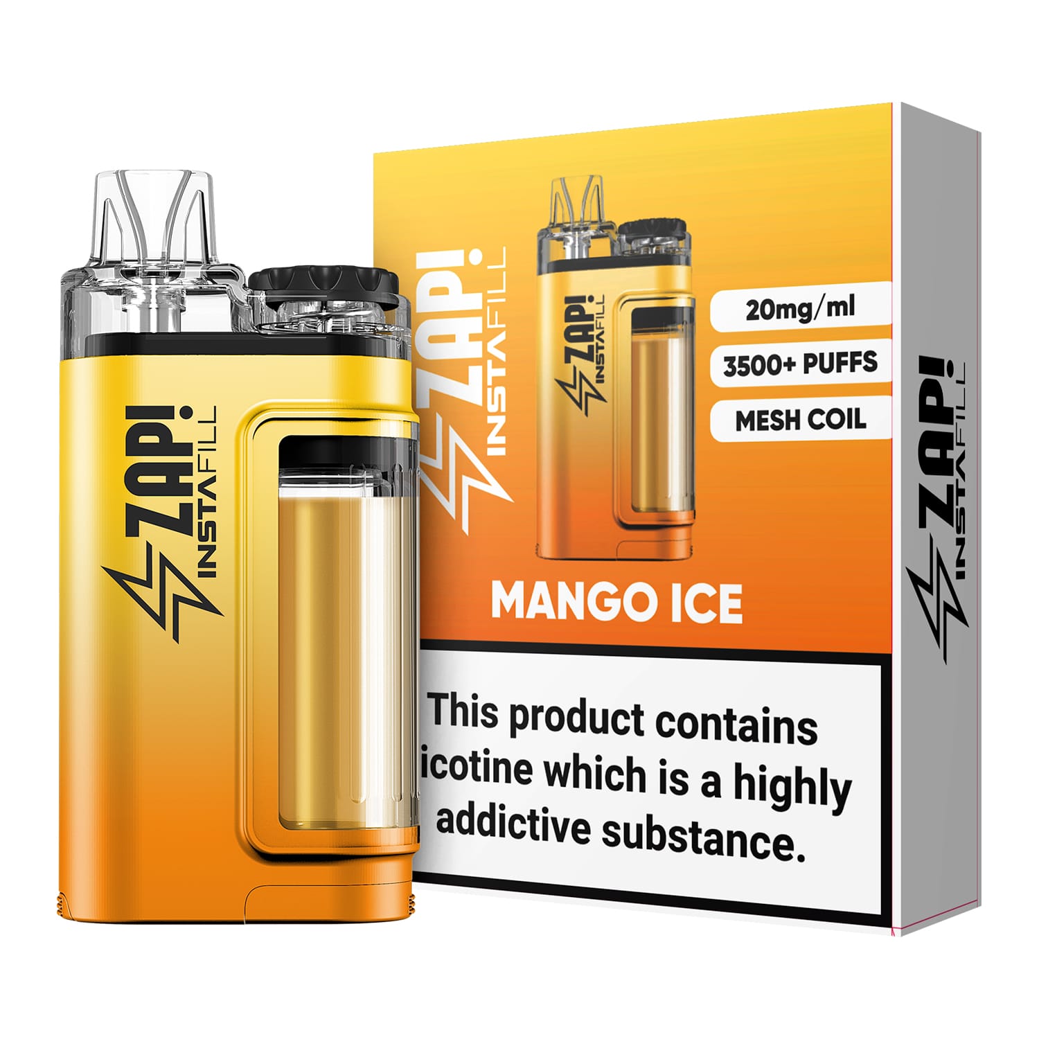 buy Zap Instafill 3500 Puffs Pod Vape Kit at Wolfvapes.co.uk