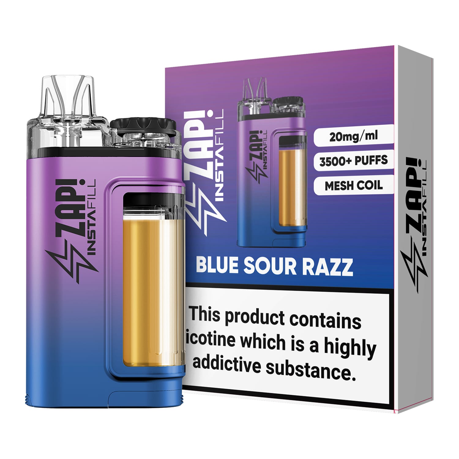 buy Zap Instafill 3500 Puffs Pod Vape Kit at Wolfvapes.co.uk