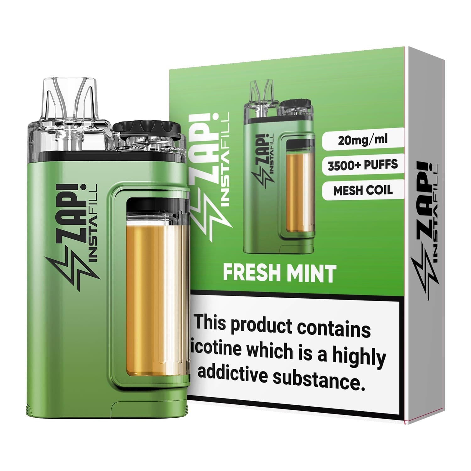 buy Zap Instafill 3500 Puffs Pod Vape Kit at Wolfvapes.co.uk