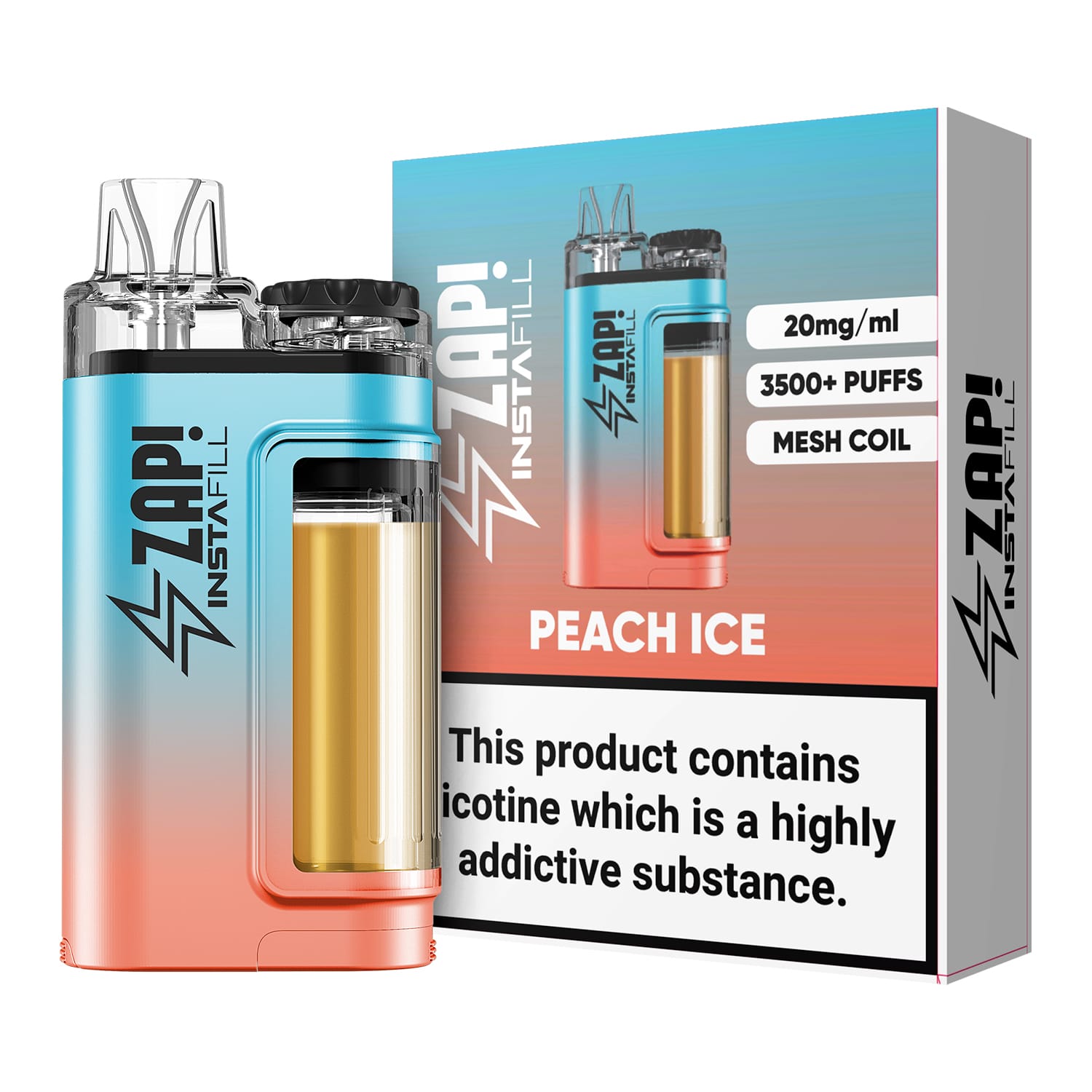 buy Zap Instafill 3500 Puffs Pod Vape Kit at Wolfvapes.co.uk
